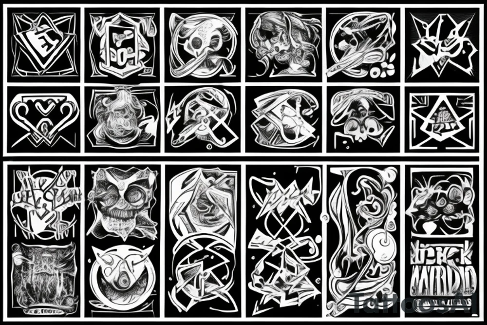 ILUMINADO word over chest like a cloack tattoo idea