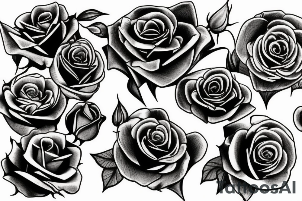 roses tattoo idea