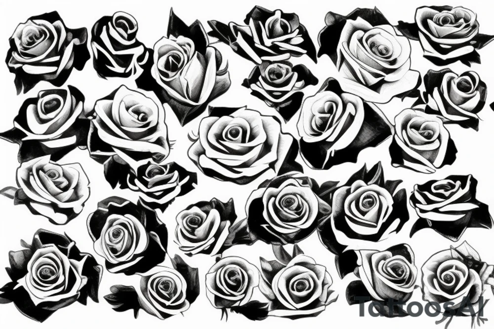 roses tattoo idea