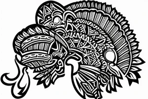 Indian heritage with modern touch ring tattoo tattoo idea