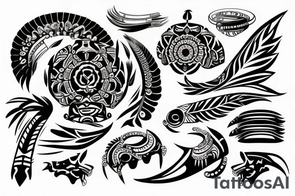 Indian heritage with modern touch ring tattoo tattoo idea