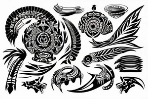 Indian heritage with modern touch ring tattoo tattoo idea