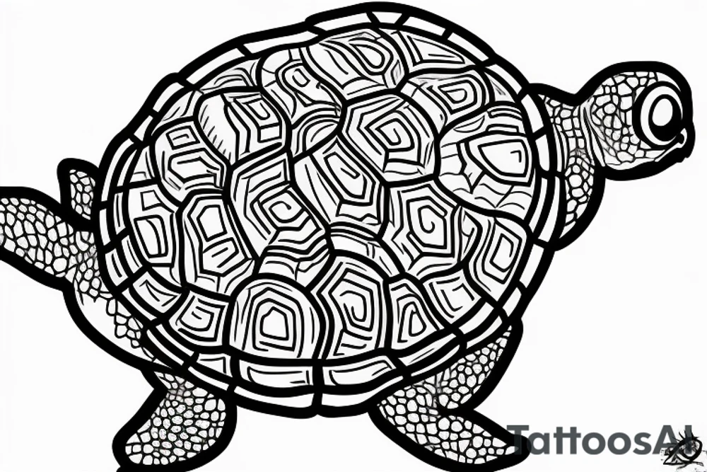 terrapin station turtle in god tattoo idea