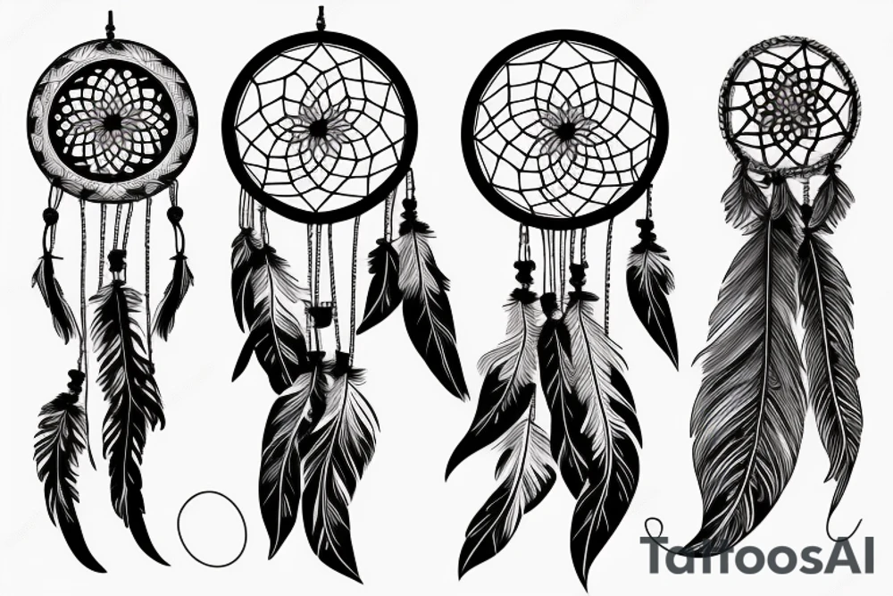 Dream catcher horse tattoo idea