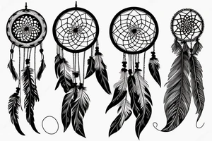 Dream catcher horse tattoo idea