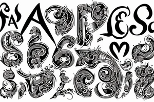 Aashvi tattoo idea