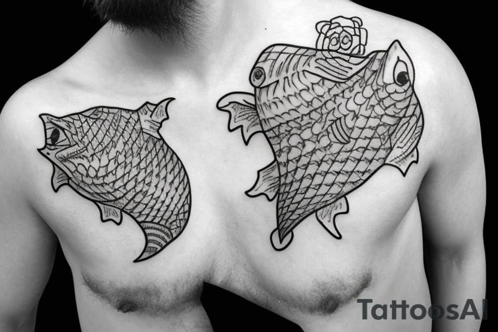 Shark in a Hat tattoo idea
