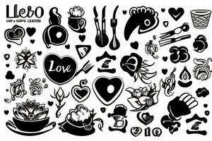 Leo Chef Love tattoo idea