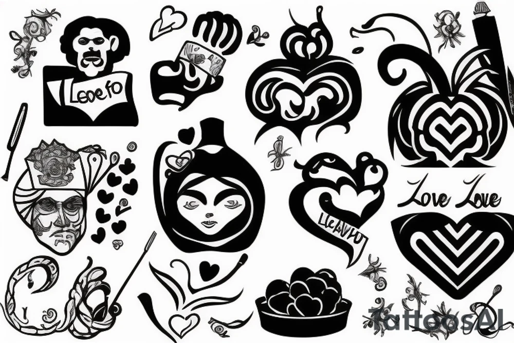 Leo Chef Love tattoo idea