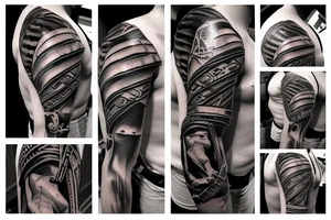 Spartan warrior tattoo idea