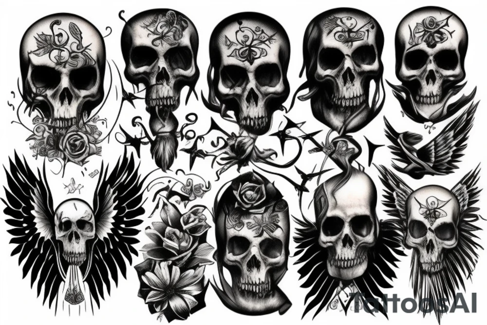 Angel of death tattoo idea