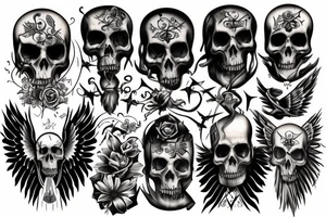 Angel of death tattoo idea