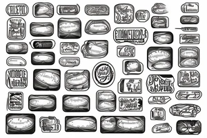 epilepsy pills tattoo idea