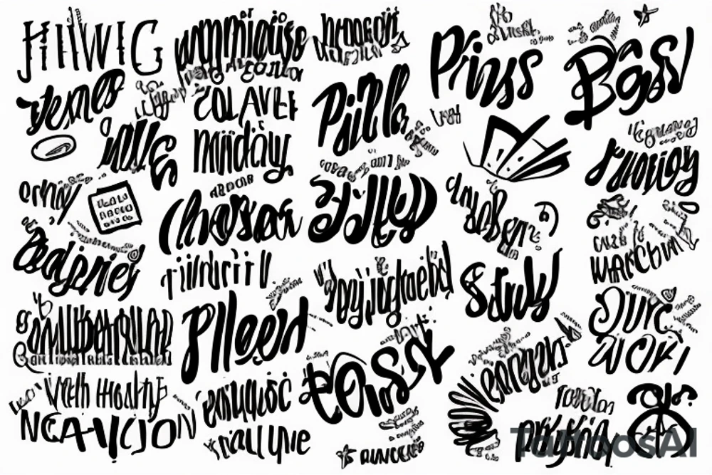 pills epilepsy words tattoo idea