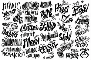 pills epilepsy words tattoo idea
