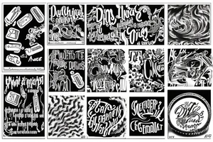 pills epilepsy words tattoo idea