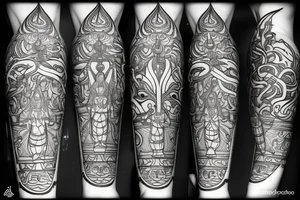 Lord shiva’s trident tattoo idea