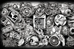 Rust video game tattoo tattoo idea