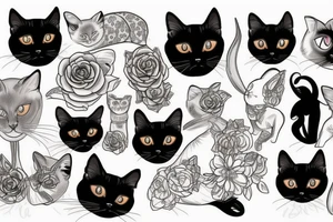 a siamese cat tattoo idea