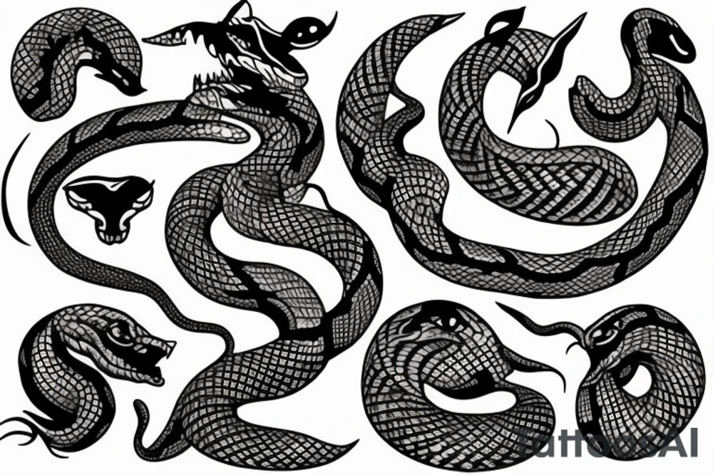 Snake
Moon tattoo idea