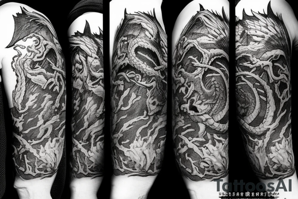 dragon

game of thrones tattoo idea