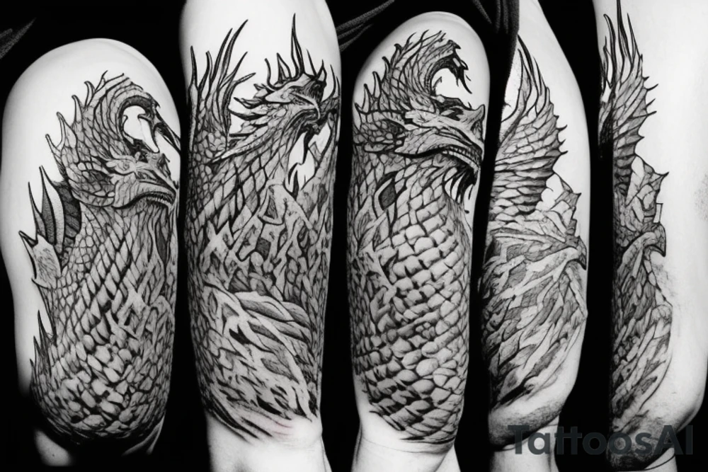 dragon

game of thrones tattoo idea