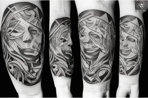 beat line with intail z tattoo idea