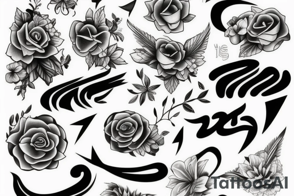 z with line tattoo idea