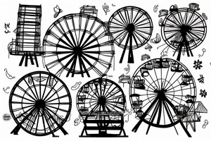 ferris wheel tattoo idea