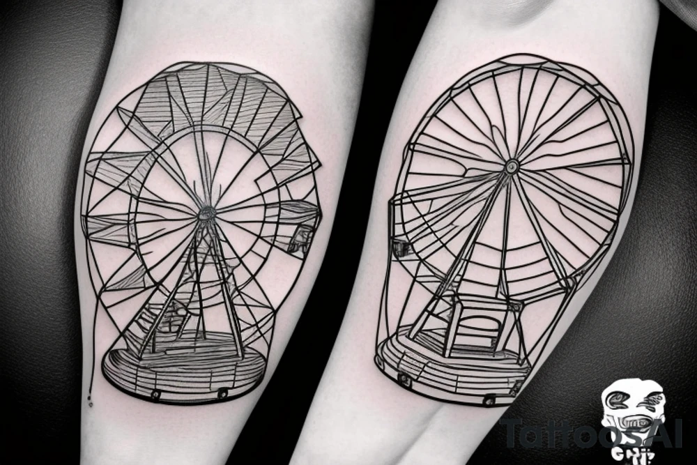 ferris wheel tattoo idea