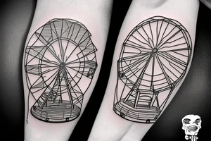 ferris wheel tattoo idea