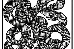 snake on collarbone tattoo idea