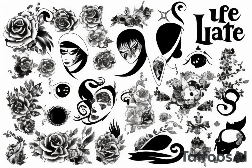 Represents life tattoo idea