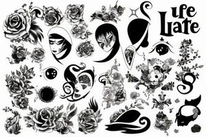 Represents life tattoo idea