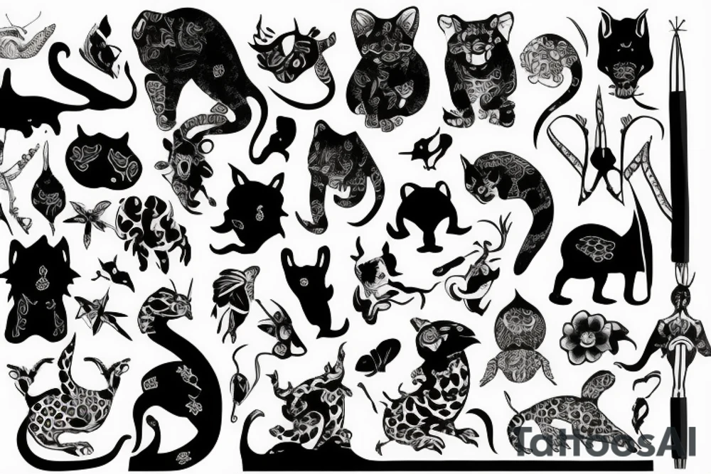 Animal that represents life tattoo idea