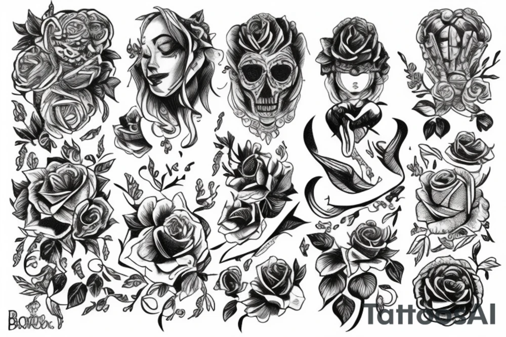 Браслет tattoo idea