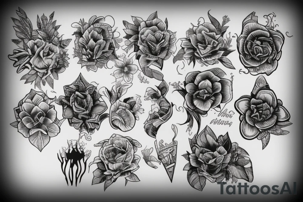 Браслет tattoo idea