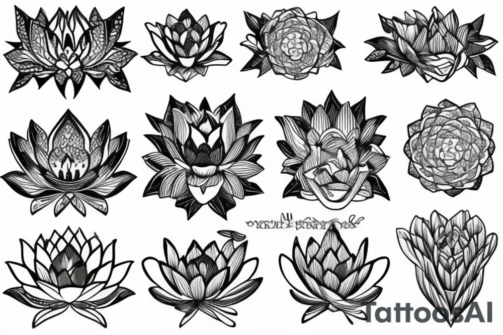 lotus tattoo idea