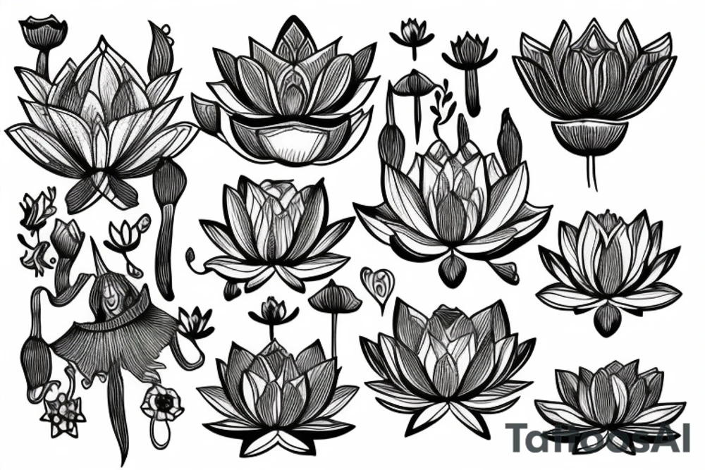 lotus tattoo idea