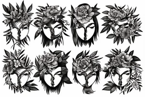 Warrior under olive tree tattoo idea