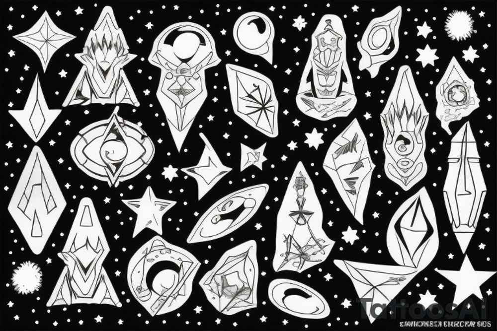 Orion from the stars tattoo idea