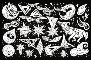 Orion from the stars tattoo idea