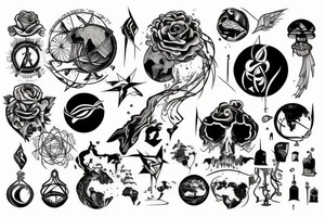 Vision of the world tattoo idea