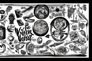 Vision of the world tattoo idea