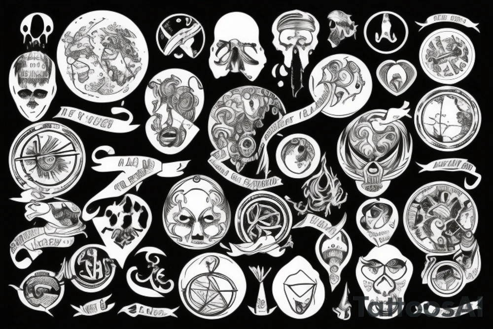 Vision of the world tattoo idea