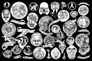 Vision of the world tattoo idea