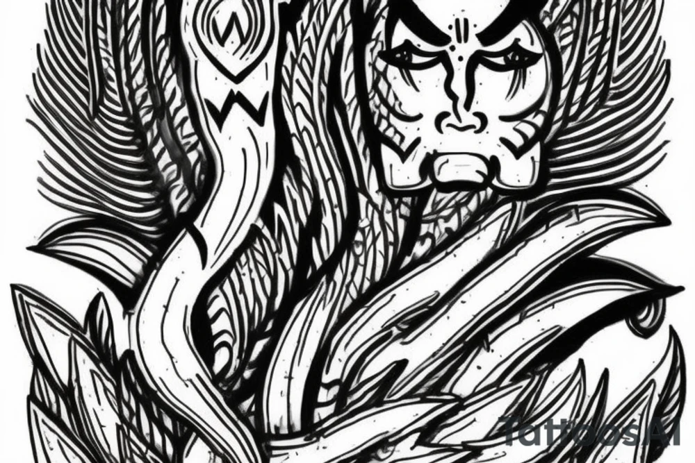 trishul tattoo tattoo idea