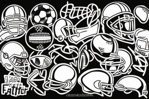 gate star football tattoo idea