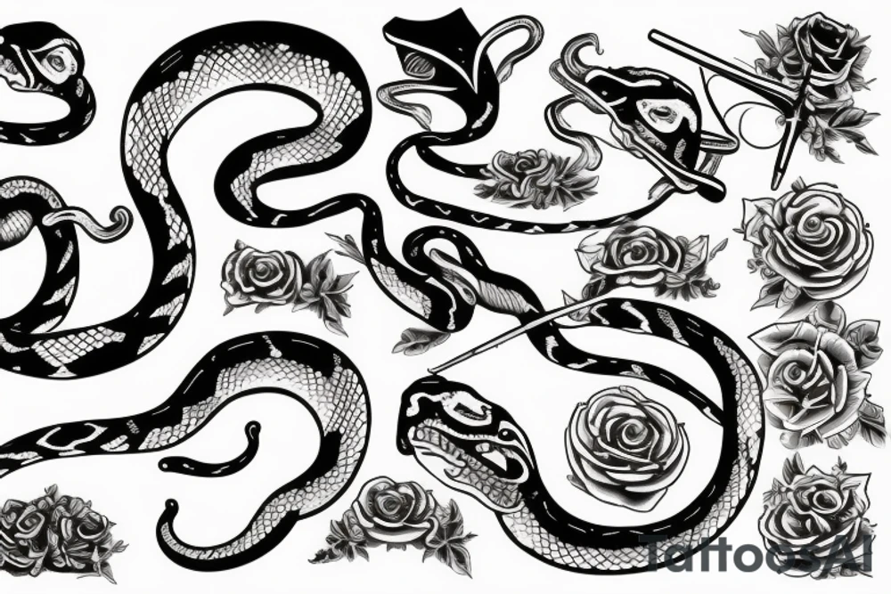 Snake tattoo idea