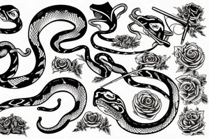 Snake tattoo idea
